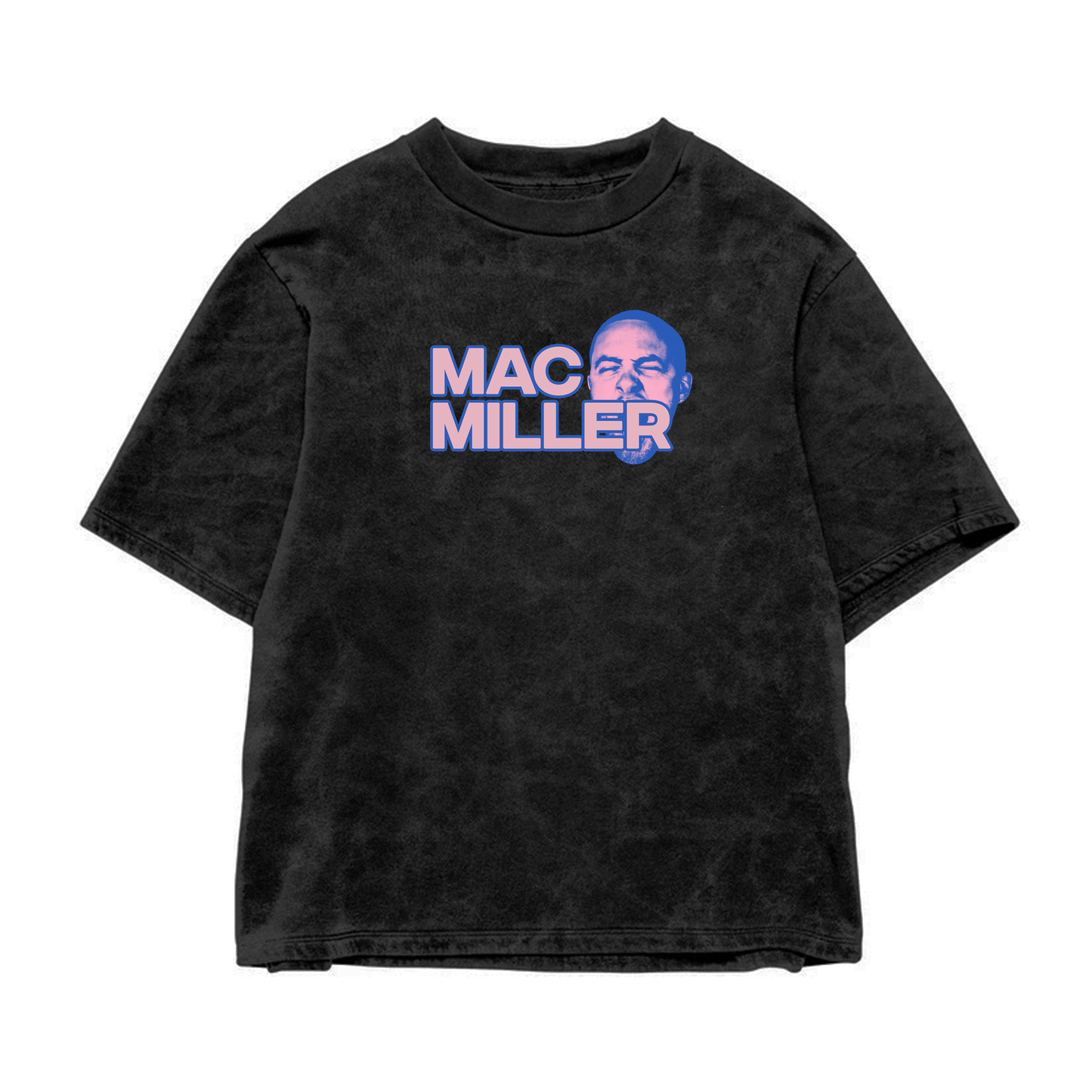 Mac Miller Acid Wash Oversized Tee