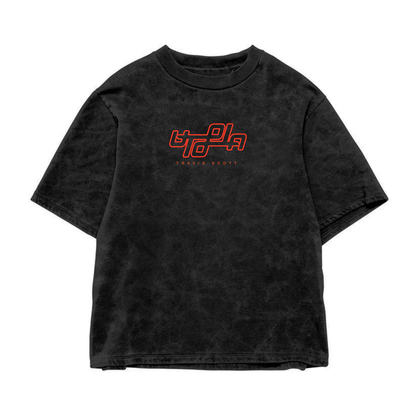 Utopia Acid Wash Oversized Tee