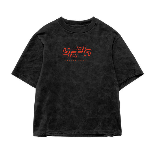Utopia Acid Wash Oversized Tee