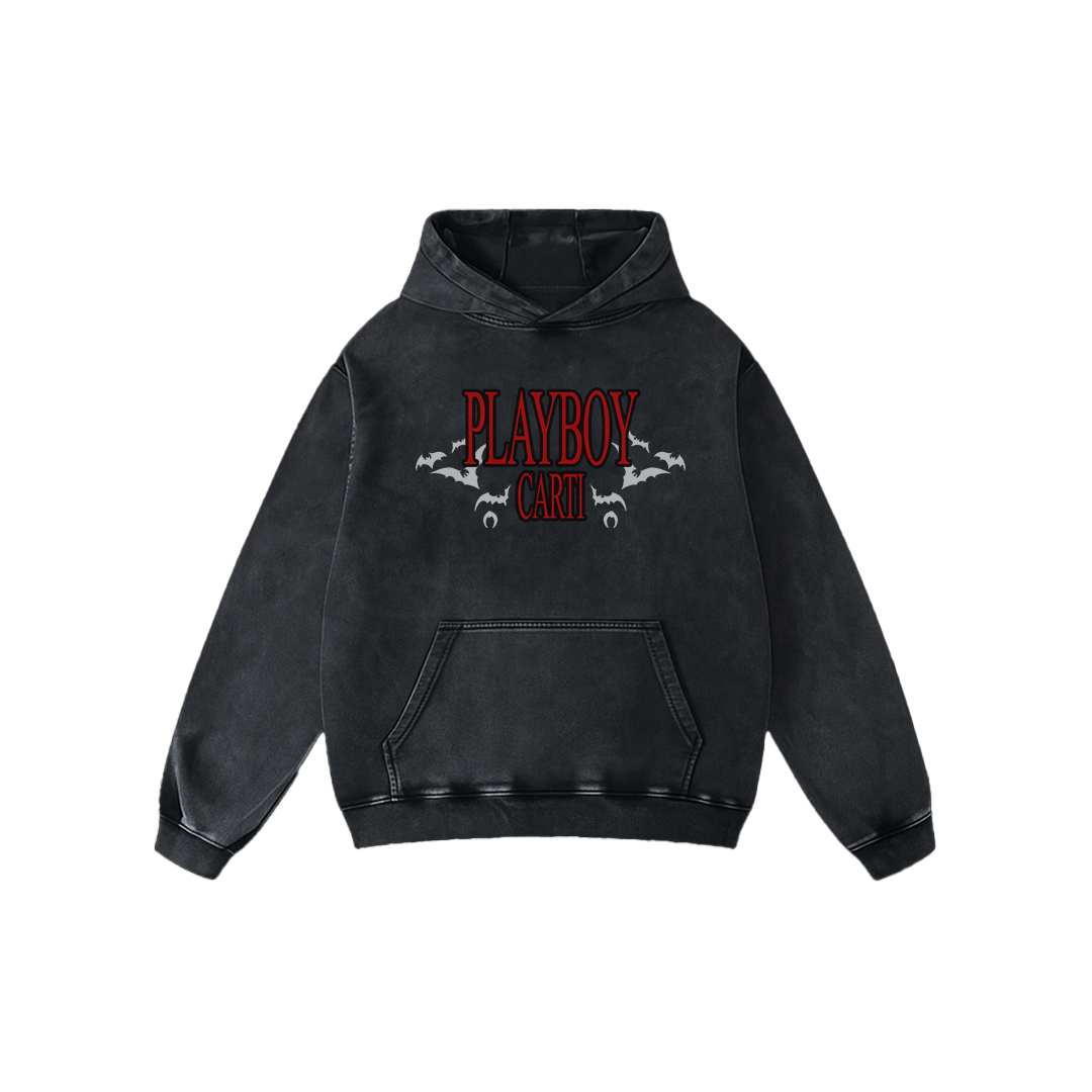 Vamp Acid Wash Oversized Hoodie