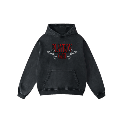 Vamp Acid Wash Oversized Hoodie